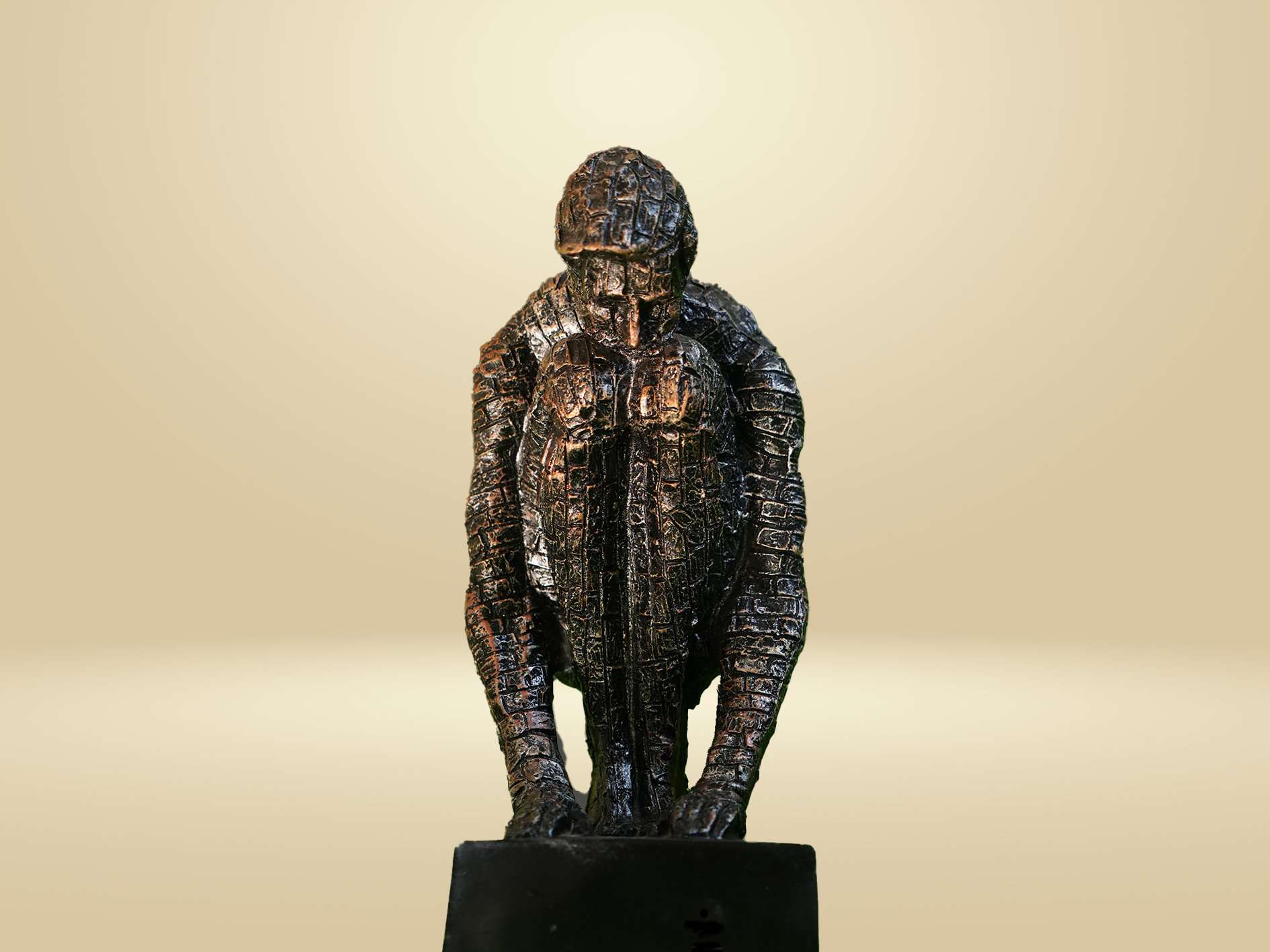 The "Contemplation" Trio: Modern Abstract Sculpture Set