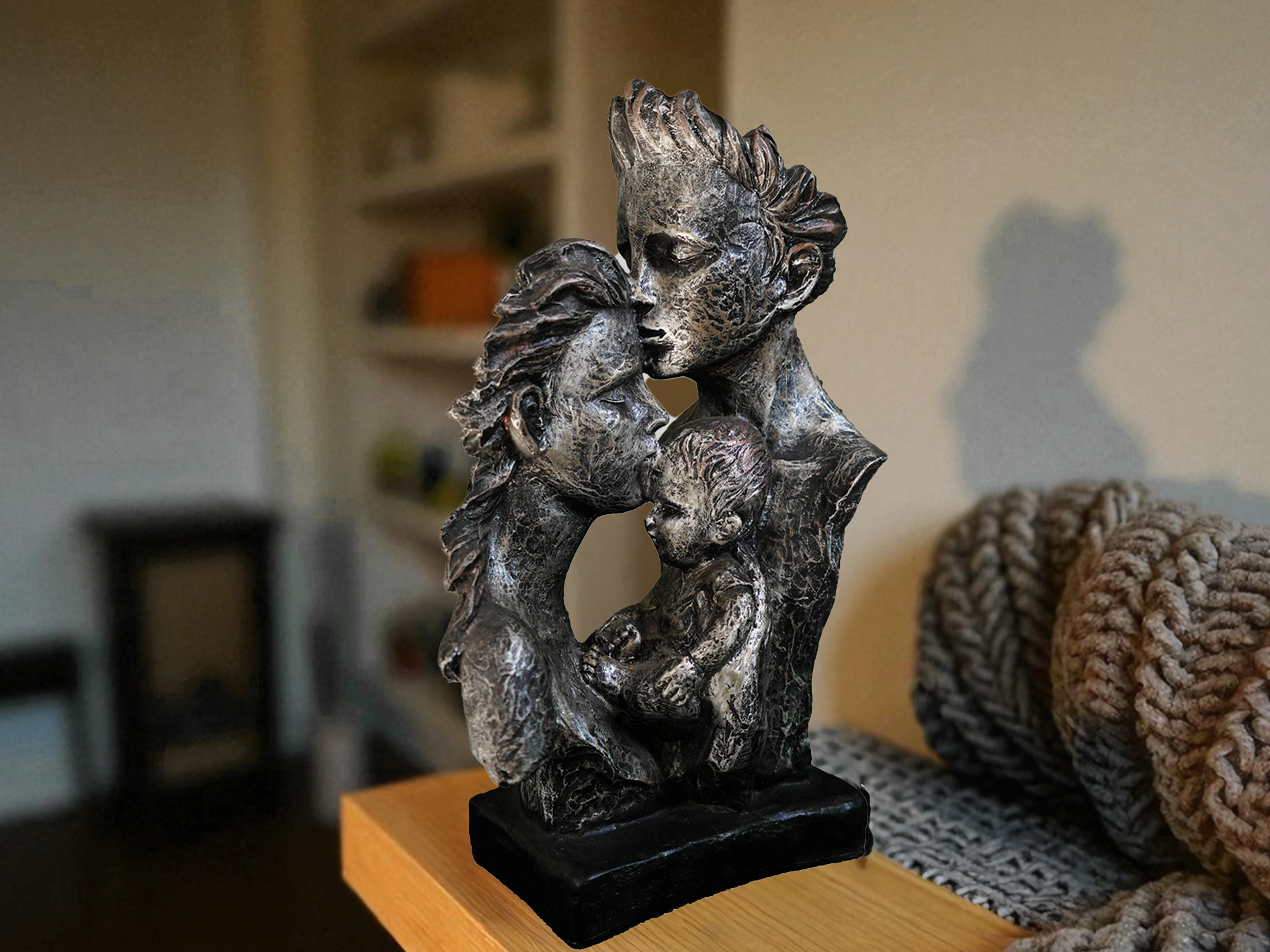 The Eternal Embrace: Family Sculpture