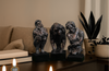 The "Contemplation" Trio: Modern Abstract Sculpture Set