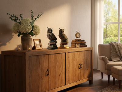 Wisdom Guardian Owl Statues